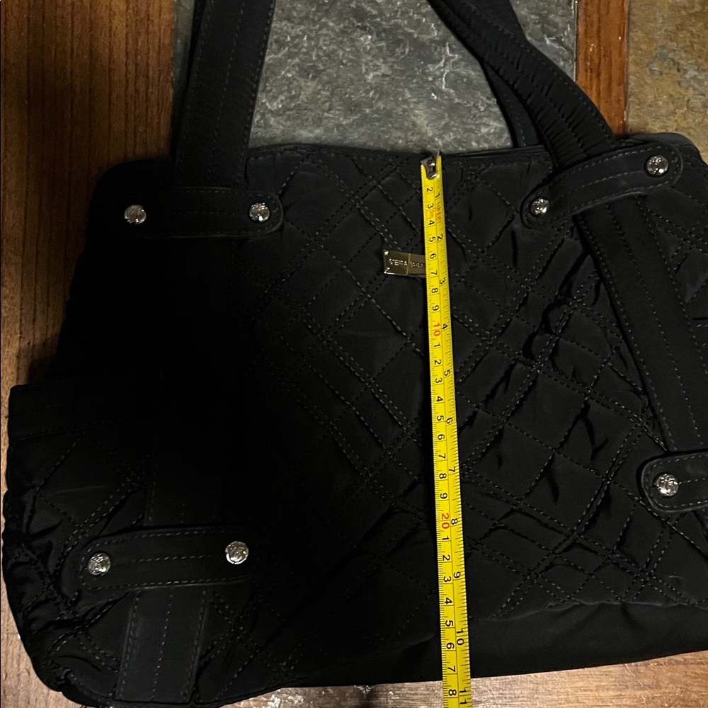 Vera Bradley Black Quilted Shoulder Bag - Picture 15 of 16